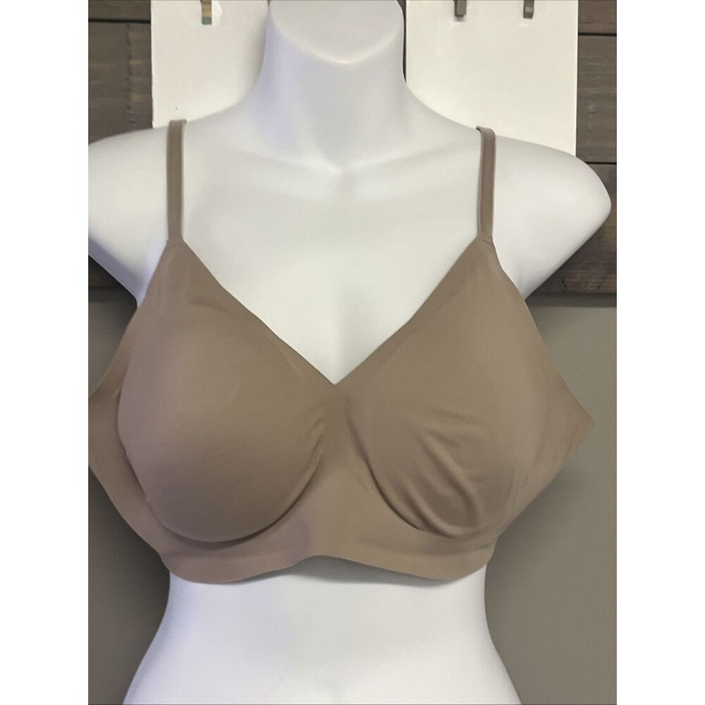 Eby Tan Everyday Adjustable Removable Pads Relief Bra- Large